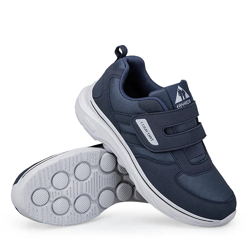 Adjustable Wide-Fit Walking Shoes for Swollen Feet – Hook-and-Loop Closure, Extra Roomy Toe Box & Cushioned Sole for All-Day Comfort | Thomler