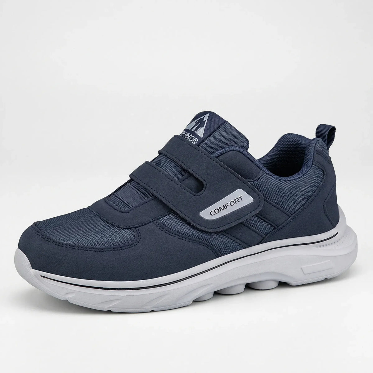 Adjustable Wide-Fit Walking Shoes for Swollen Feet – Hook-and-Loop Closure, Extra Roomy Toe Box & Cushioned Sole for All-Day Comfort | Thomler