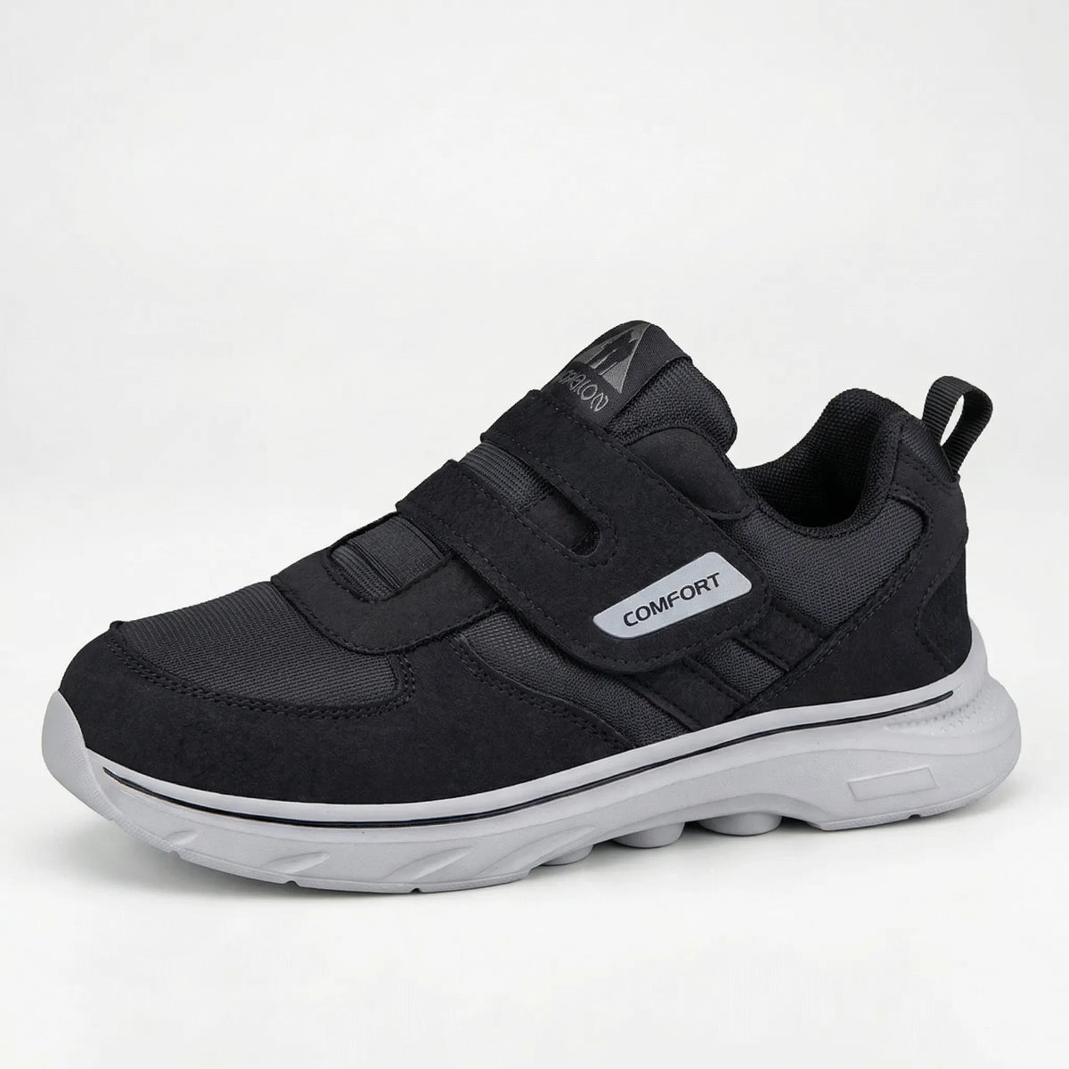 Adjustable Wide-Fit Walking Shoes for Swollen Feet – Hook-and-Loop Closure, Extra Roomy Toe Box & Cushioned Sole for All-Day Comfort | Thomler