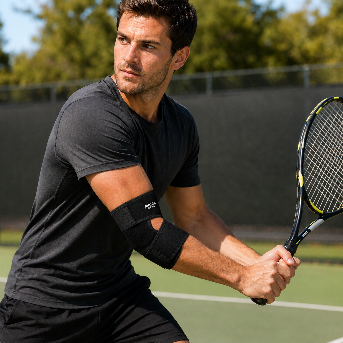 Adjustable Elbow Compression Sleeve with Targeted Support for Workouts Recovery Daily Activity | Thomler