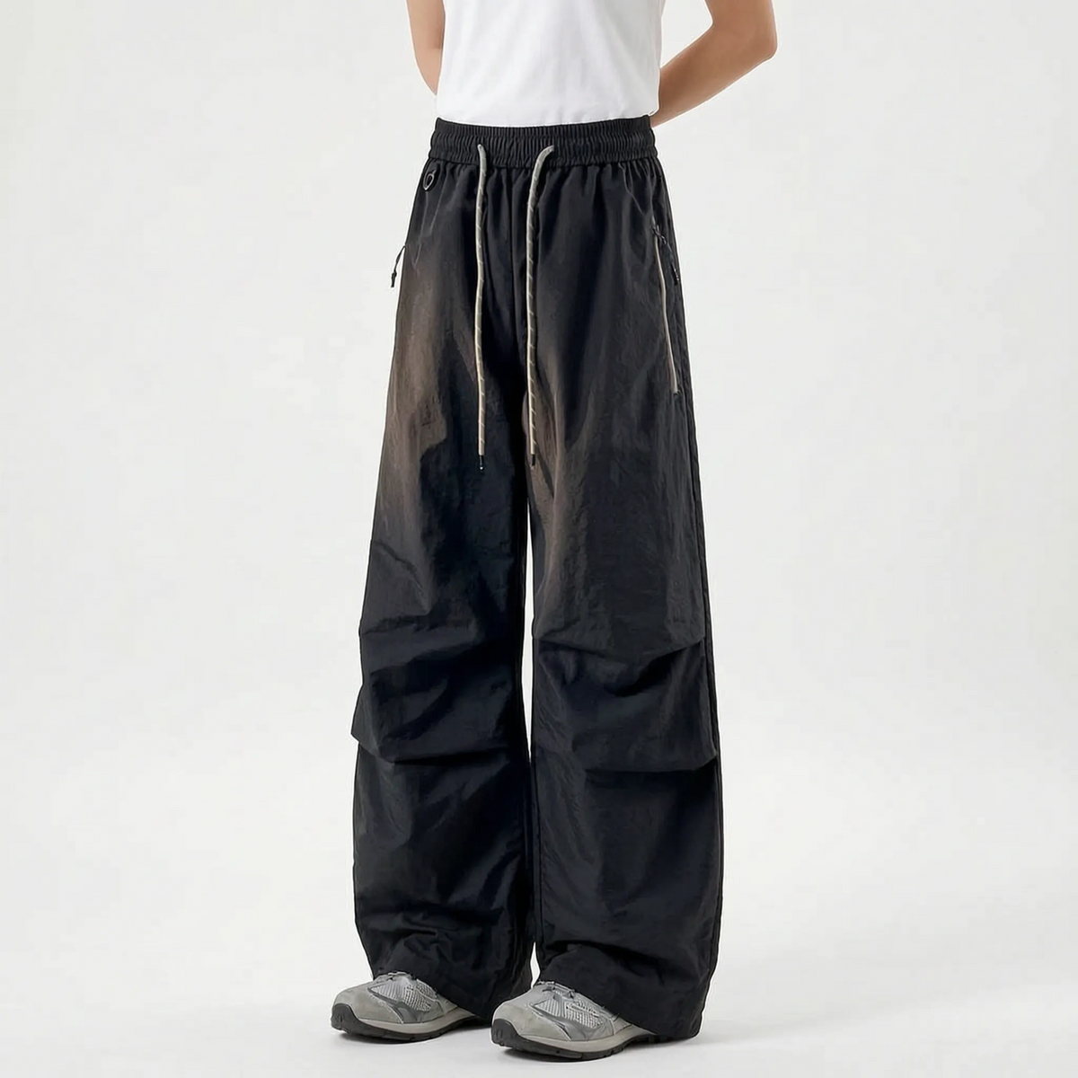 Women's Water-Resistant Wide-Leg Hiking Pants with Adjustable Waist & Cuffs for Outdoor Adventures | Thomler