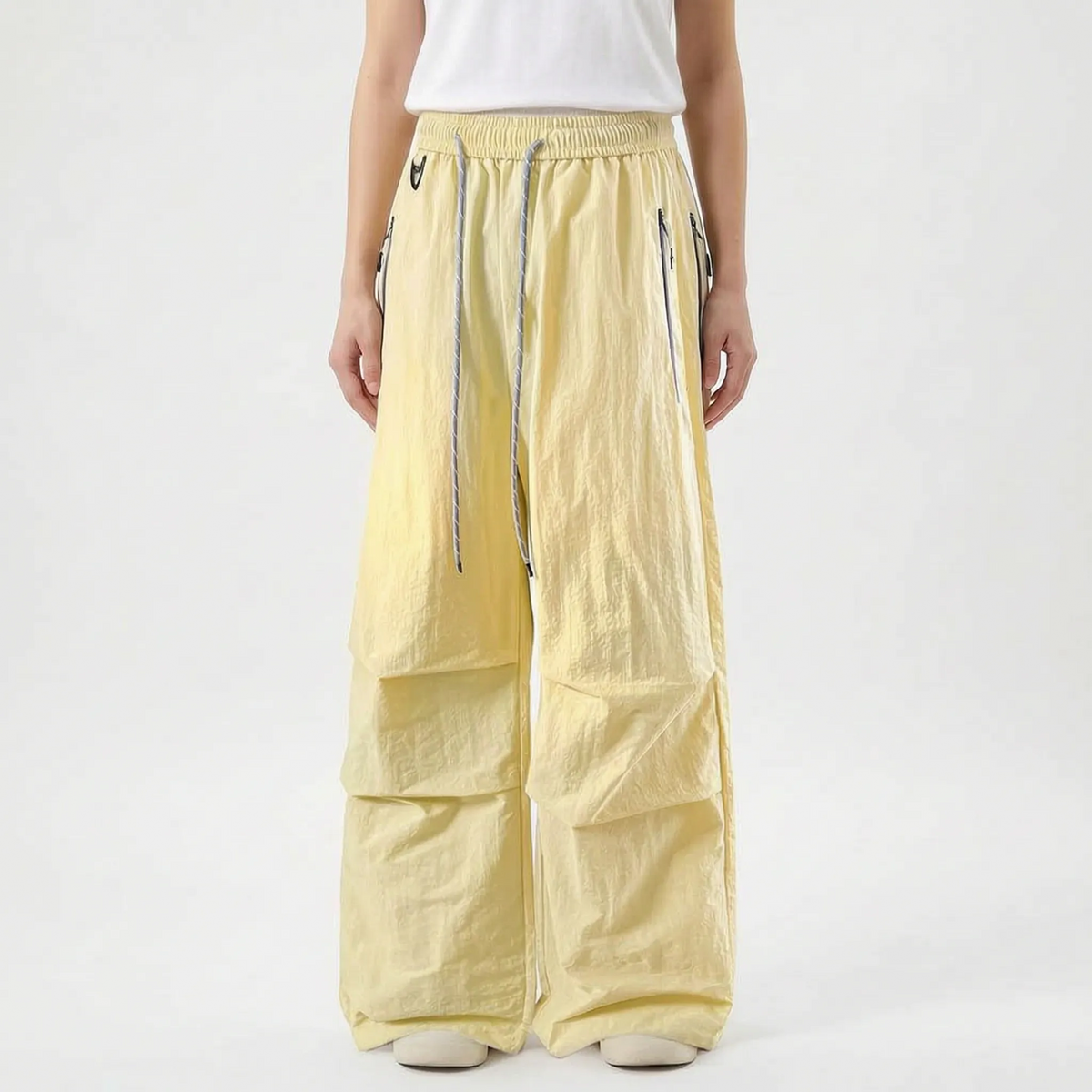 Women's Water-Resistant Wide-Leg Hiking Pants with Adjustable Waist & Cuffs for Outdoor Adventures | Thomler