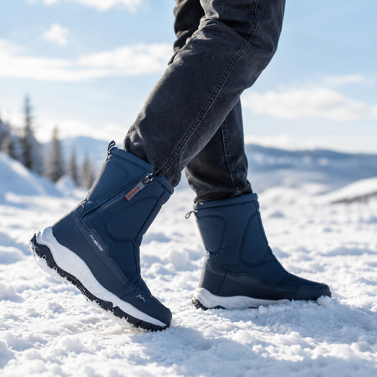 Insulated Waterproof Snow Boots for Women – Slip-Resistant Winter Footwear with Plush Lining for Cold Weather | Thomler