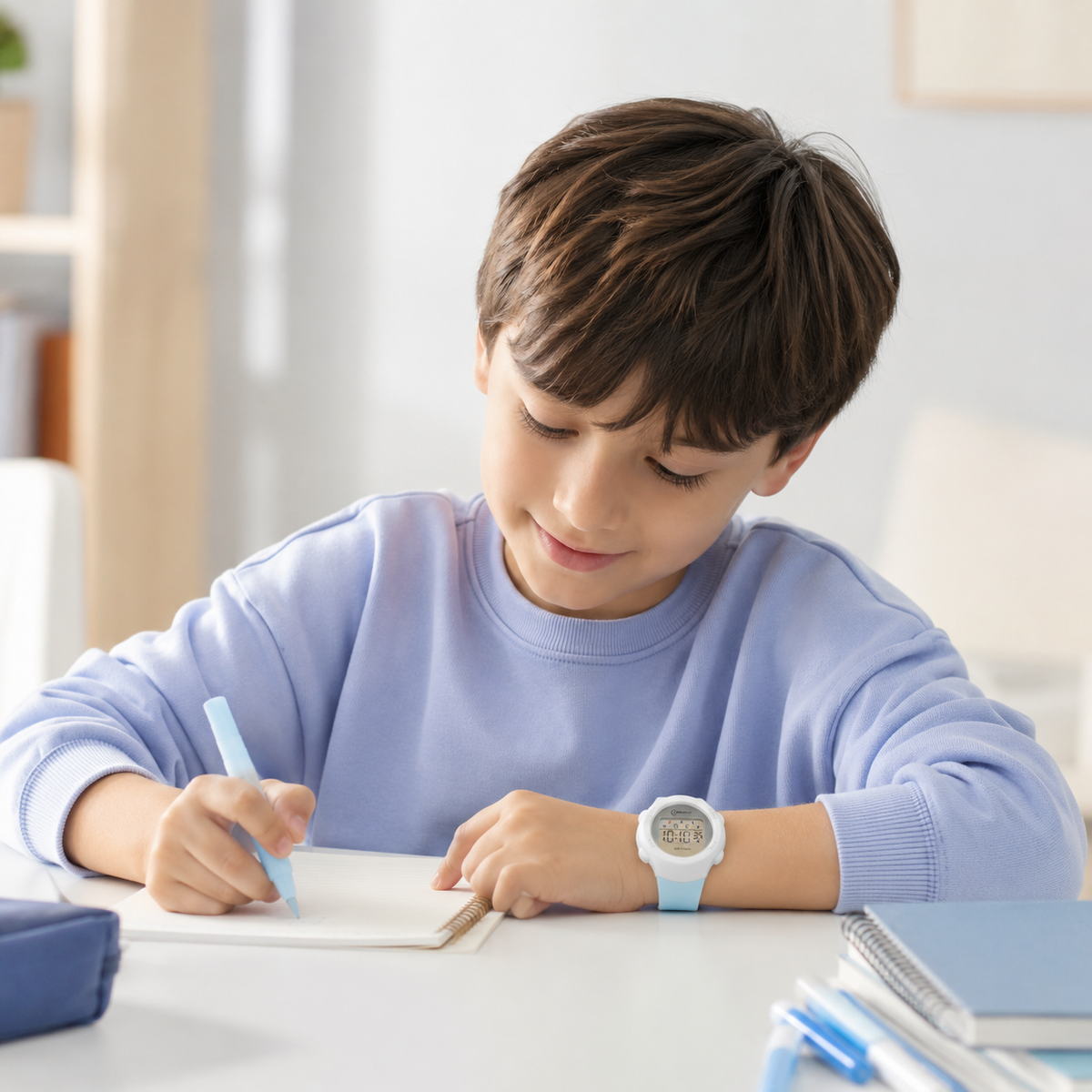 Kids Sport Digital Watch with Alarm Stopwatch & Weekday Display - Water Resistant Silicone Strap Wristwatch for School & Outdoor Play | Thomler