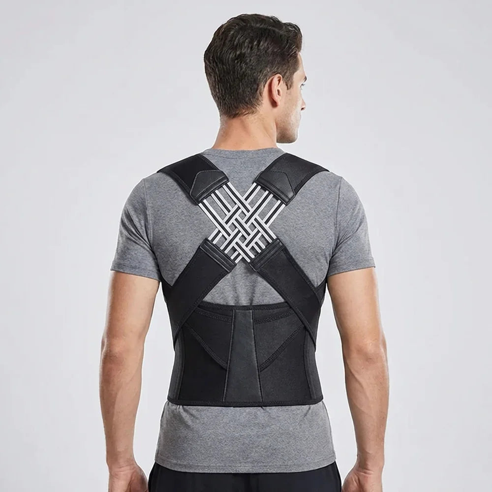 Adjustable Back Brace for Upper Body Alignment & Shoulder Support – Breathable Posture Corrector for Men & Women | Thomler