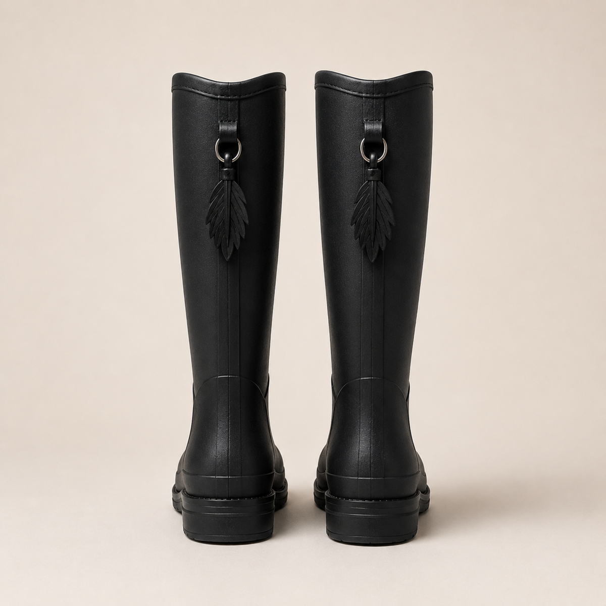 Women's Waterproof Rain Boots Mid-Calf – Slip-On PVC Wellington Boots for Wet Weather, Mud & Garden | Thomler