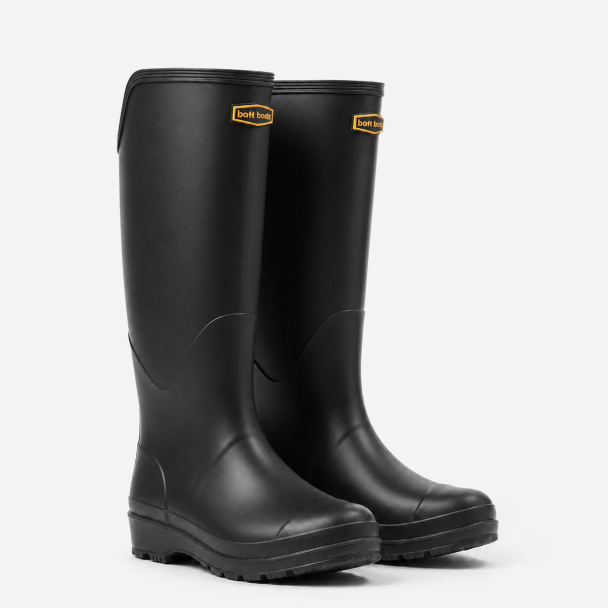 Knee-High Waterproof Rain Boots for Women & Men – Slip-On Rubber Boots with Non-Slip Sole for Muddy Terrain, Gardening & Outdoor Activities | Thomler