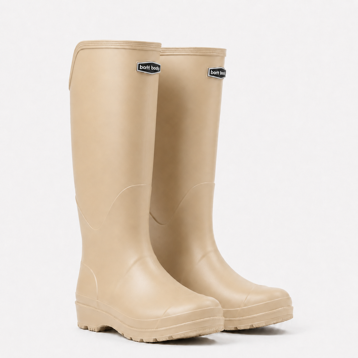 Knee-High Waterproof Rain Boots for Women & Men – Slip-On Rubber Boots with Non-Slip Sole for Muddy Terrain, Gardening & Outdoor Activities | Thomler