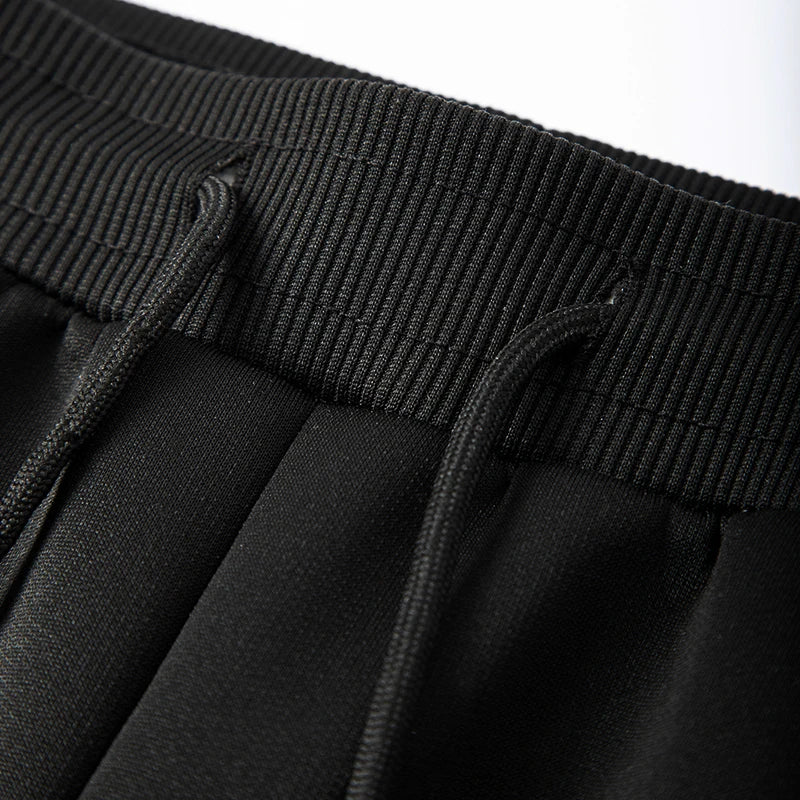 Thermal Fleece-Lined Joggers with Zippered Pockets – Winter Sweatpants for Men | Thomler