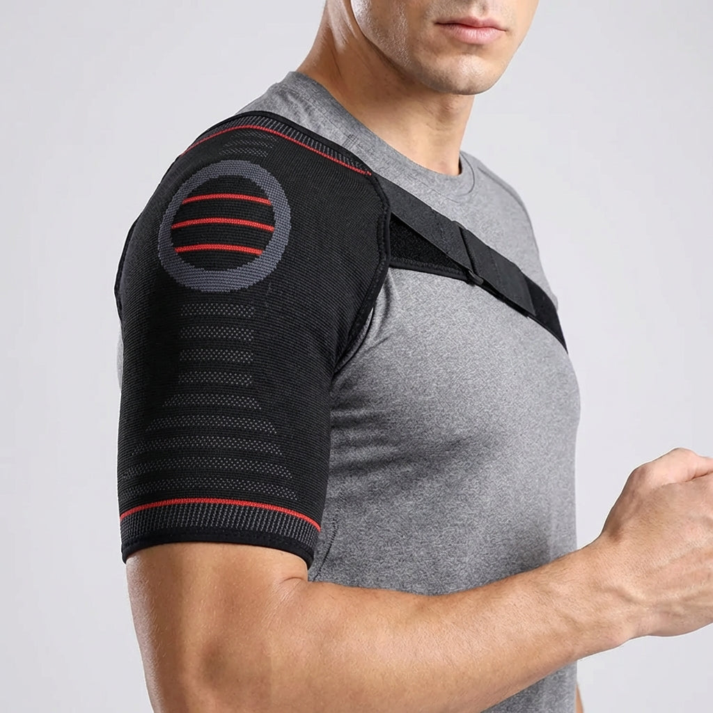 Rotator Cuff Brace with Adjustable Compression Straps for Shoulder Pain Relief & Joint Stability | Thomler