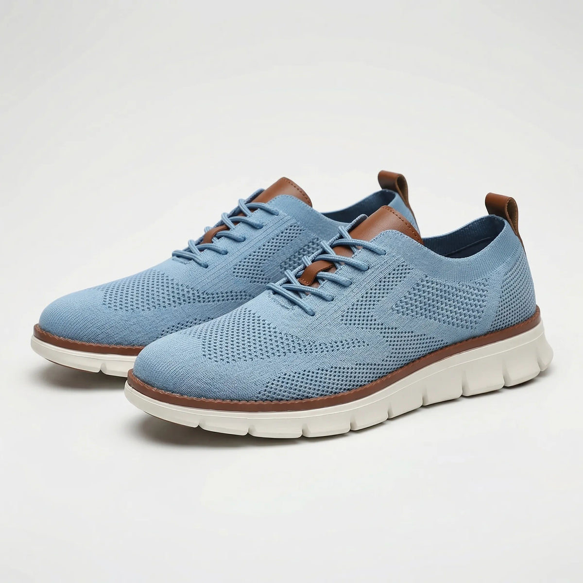 Lightweight Breathable Mesh Sneakers for Men – Cushioned All-Day Comfort Lace-Up Athletic Shoes | Thomler