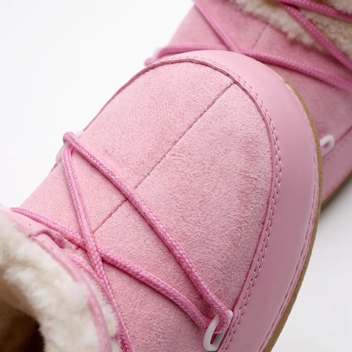 Women's Plush-Lined Mid-Calf Winter Boots with Pom-Pom Lacing – Cozy, Slip-On Cold Weather Footwear for Snow & Ice | Thomler