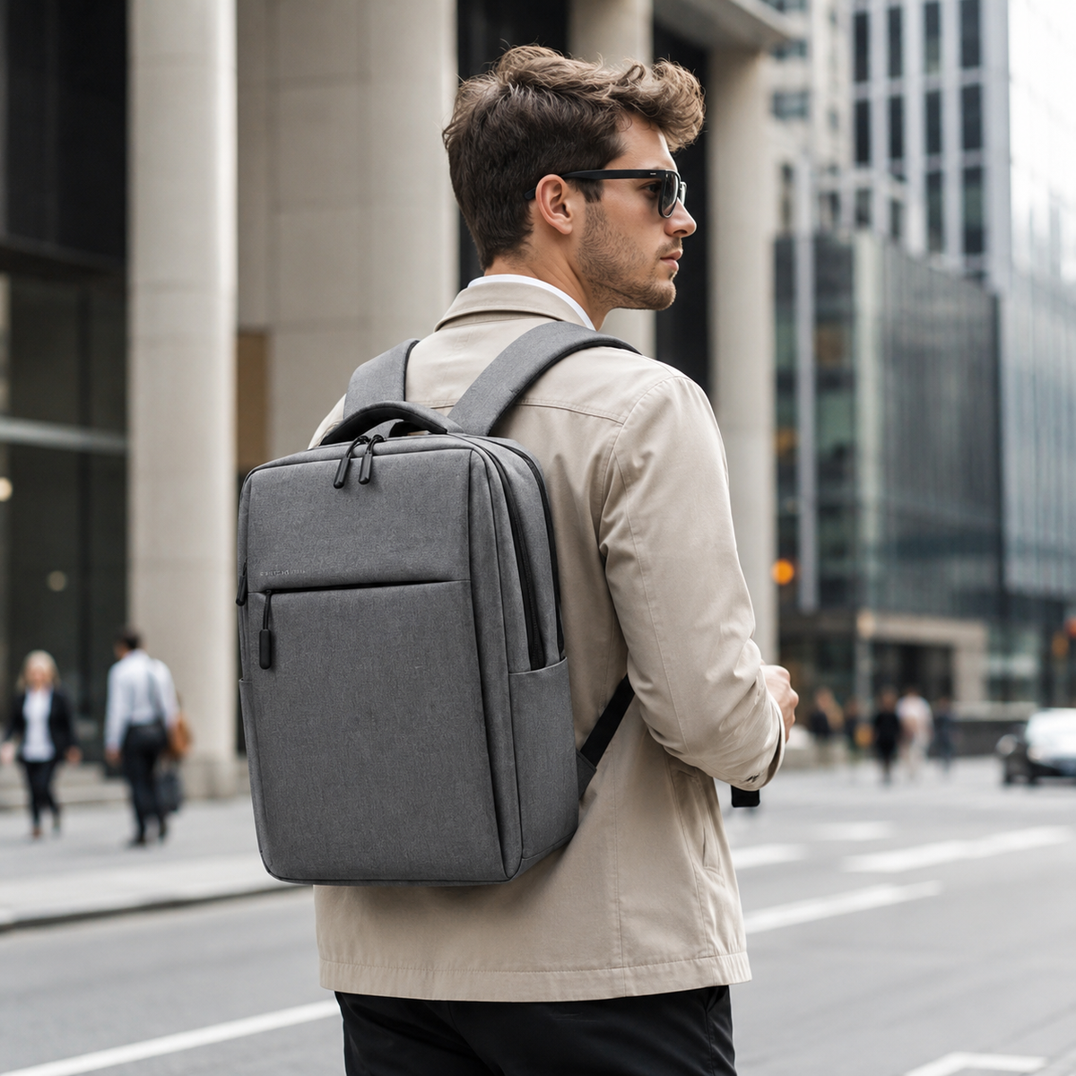 Water-Resistant Commuter Backpack with Padded Laptop Compartment for Work & Travel | Thomler