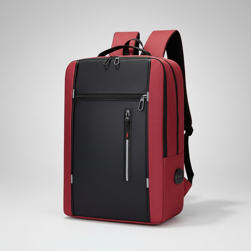 Waterproof Laptop Backpack with USB Charging Port – Padded Compartment for 15.6 Inch Notebook – Commuter Daypack for Work School Travel | Thomler