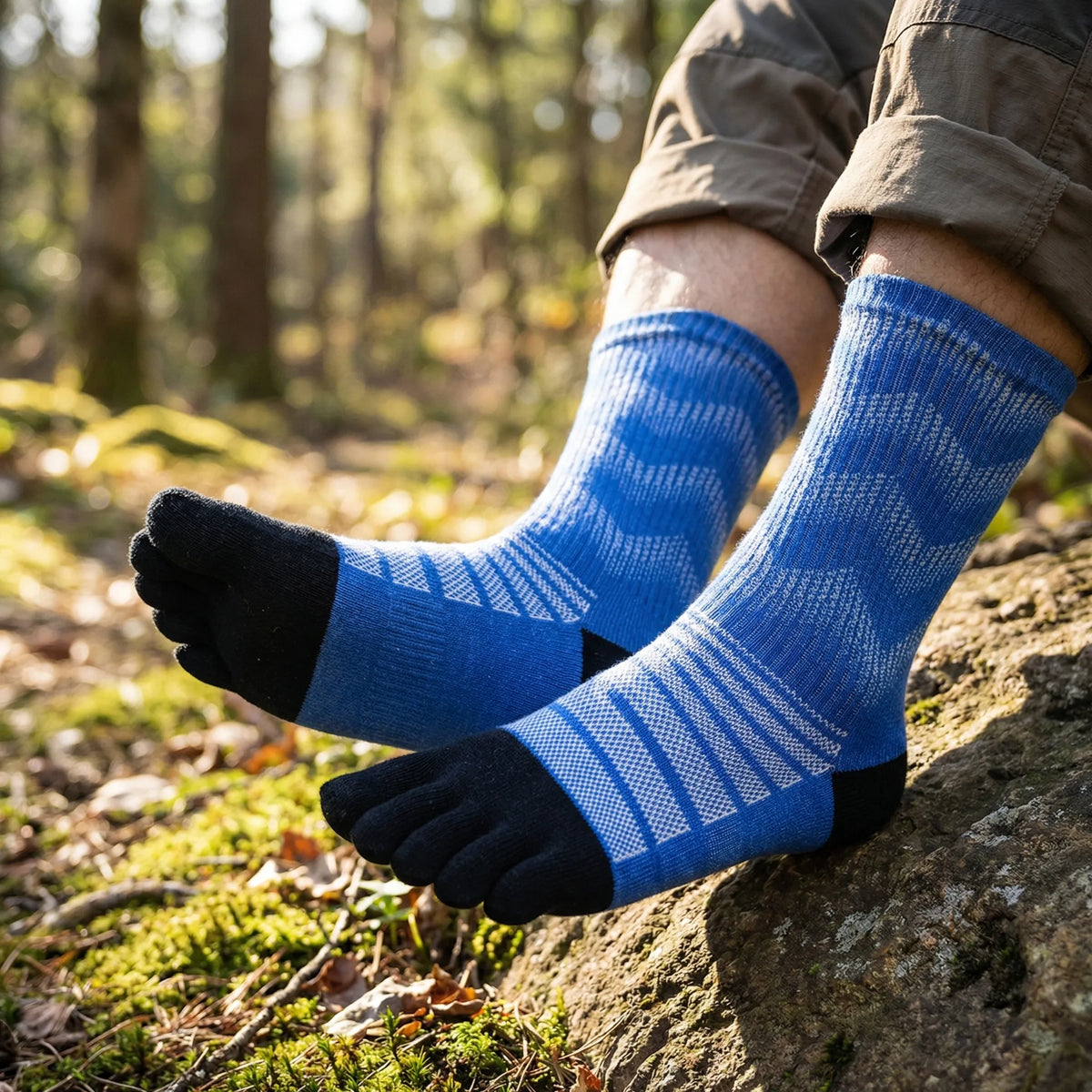 Men's Cushioned Toe Sock for Cold Weather Hiking & Skiing – Breathable, Padded | Thomler