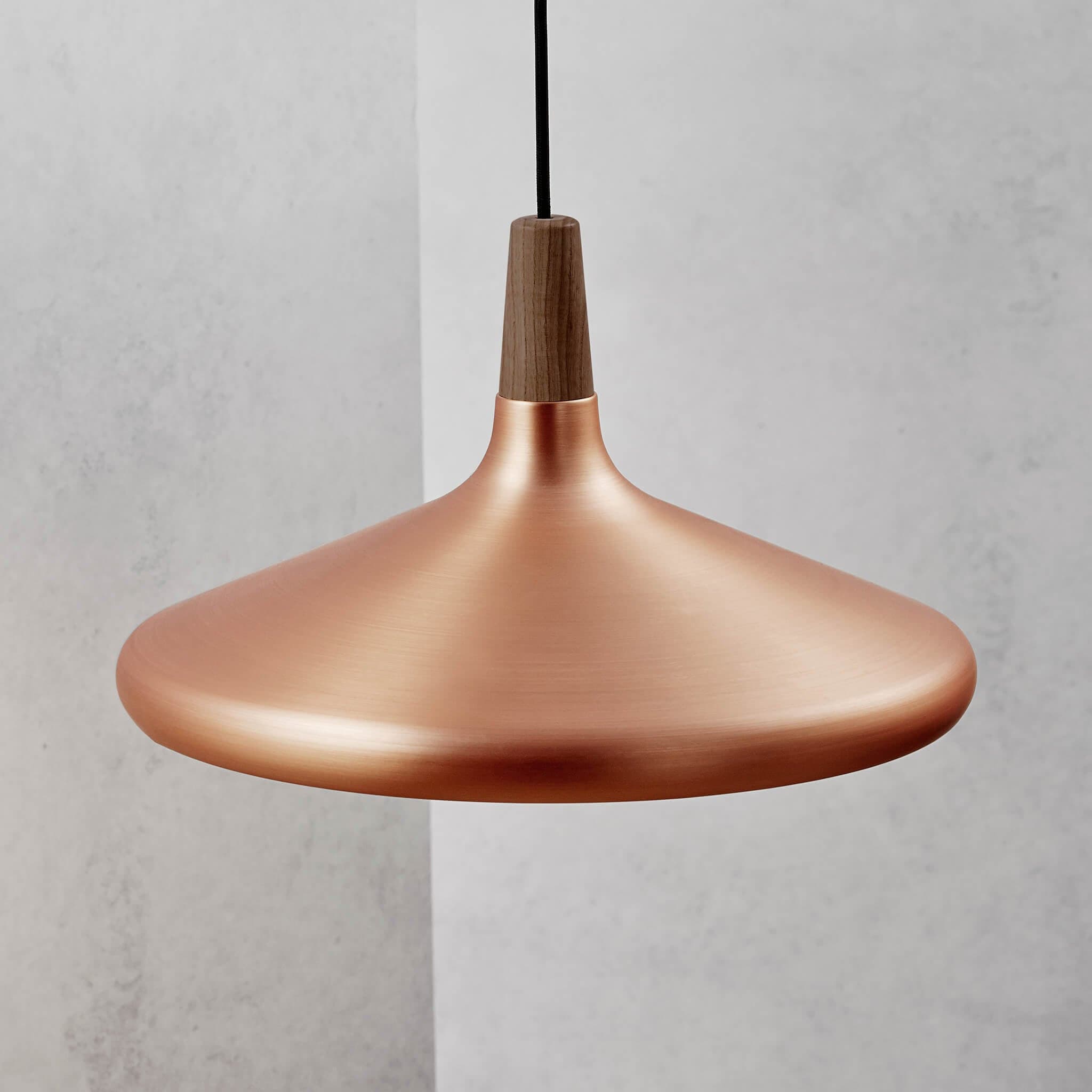 Pendant Light Iron Wood 10.6 in Adjustable Indoor Ceiling Lamp White Black Silver Rose Gold Grey Modern Dining Room Kitchen Island Lighting | Thomler