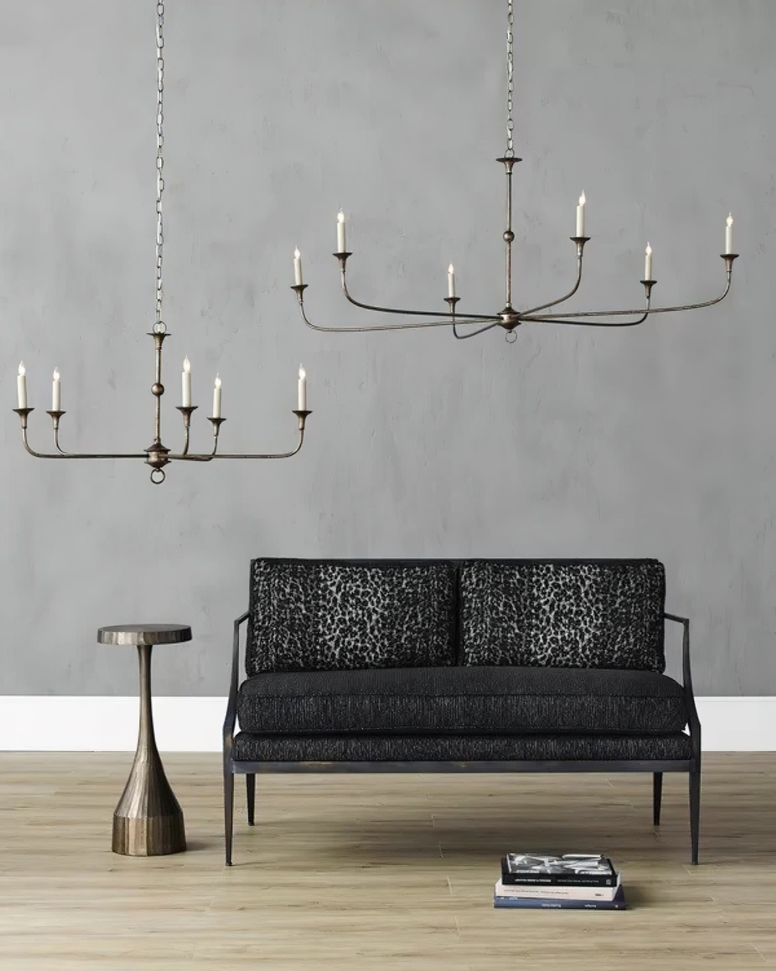 Pendant Light Brass Metal 91.0 cm Dining Room Candle Style Ceiling Chandelier Adjustable Chain E14 Hanging Fixture | Thomler