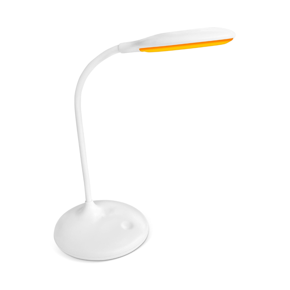 Rechargeable Amber Reading Light with Flexible Gooseneck | Blue-Free LED Desk & Bedside Lamp for Sleep Support | 3 Brightness Settings | Thomler
