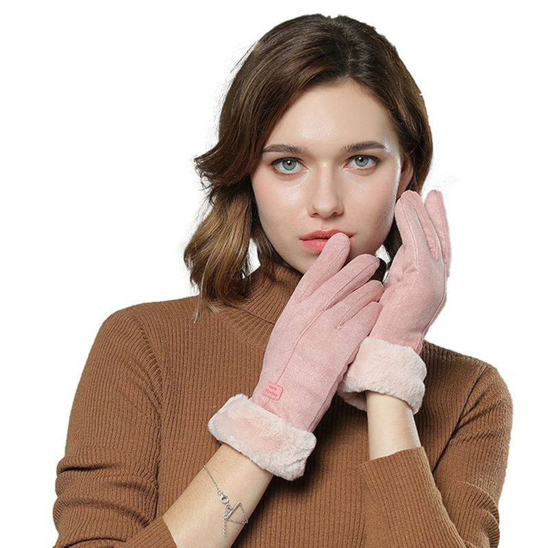 Women's Battery-Heated Gloves with Touch Screen Fingertips – Winter Hand Warmers | Thomler