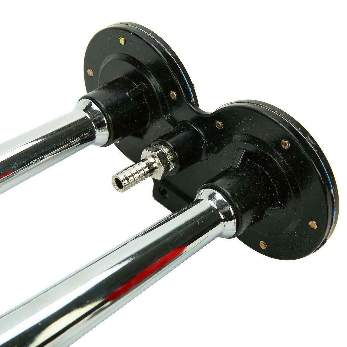 Dual Trumpet Automotive Warning System with Built-In Compressor – 150 Decibel Alert for Cars, Trucks, SUVs & RVs | Thomler