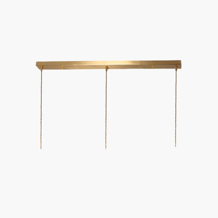 Glass Cylinder Hanging Light Fixture with Height-Adjustable Cord for Dining Room & Kitchen | Thomler