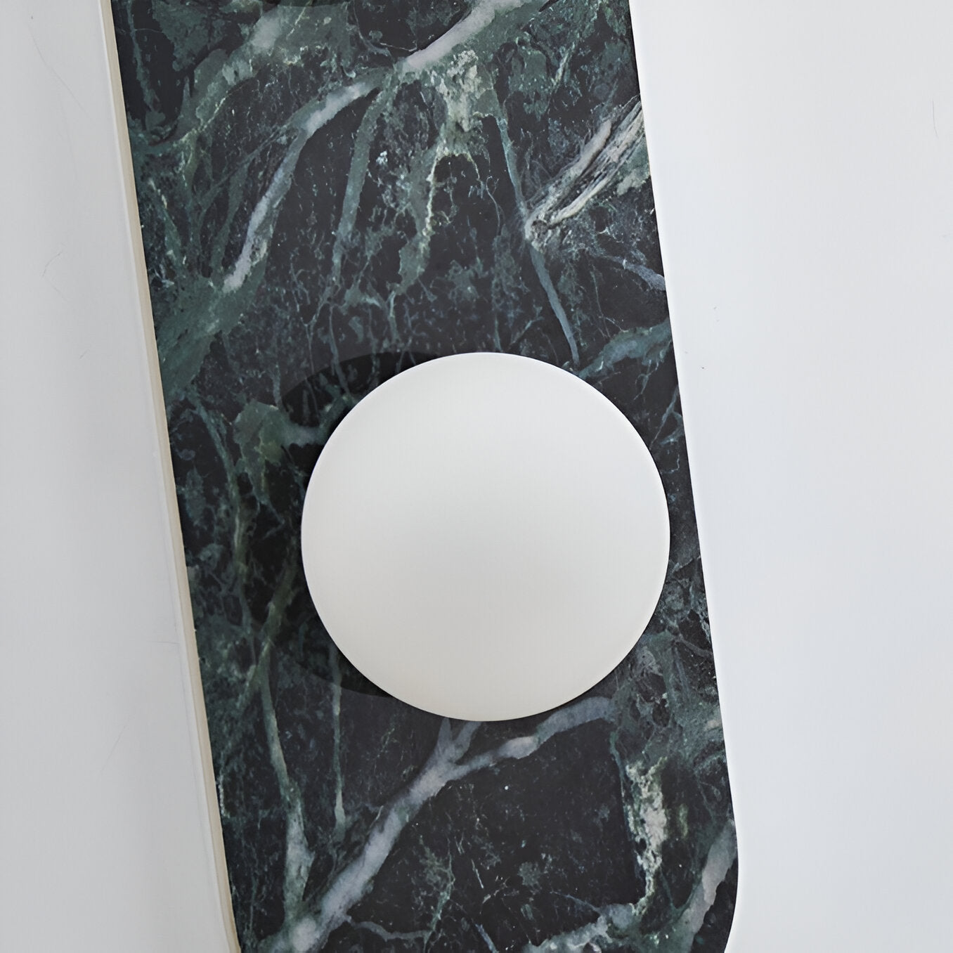 Wall Lamp Marble Glass 13.8 in Warm LED Bedroom Hallway Modern Minimalist Sconce Lighting Fixture | Thomler