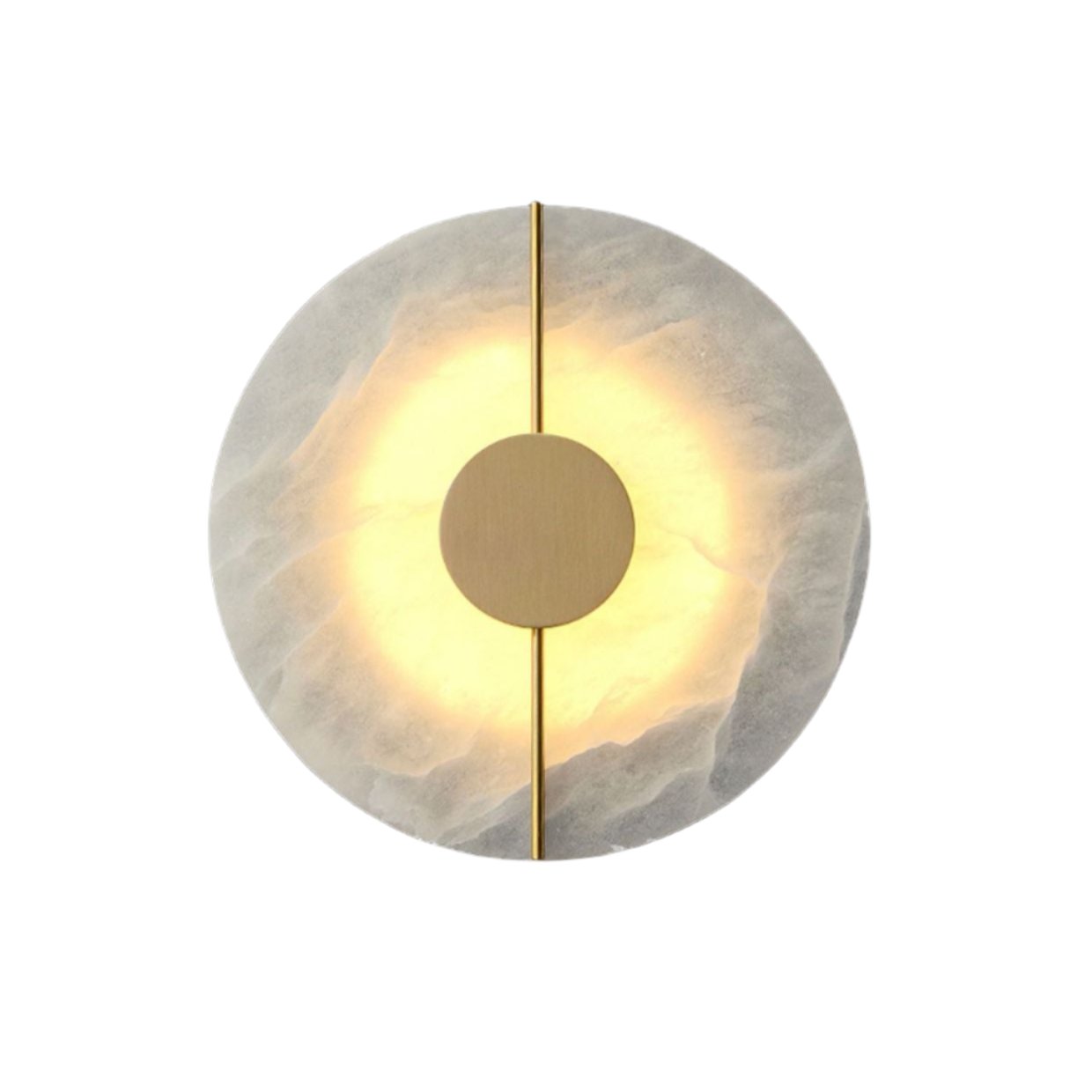 Wall Lamp Marble 16.7 in Warm LED Bedroom Hallway Modern Nordic Minimalist Sconce Lighting Fixture | Thomler