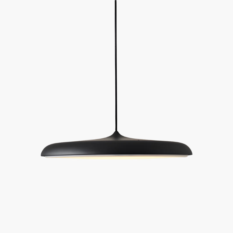 Pendant Light Metal Acrylic LED 25.0 cm Black Dining Room Kitchen Island Hanging Ceiling Lamp Scandinavian Minimalist | Thomler