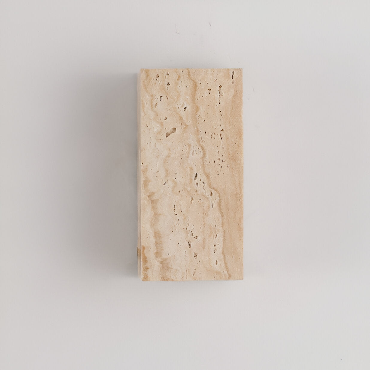 Wall Light Travertine Stone 6.3 in Outdoor Up Down LED Waterproof Garden Patio Fixture Modern Minimalist Exterior Sconce | Thomler