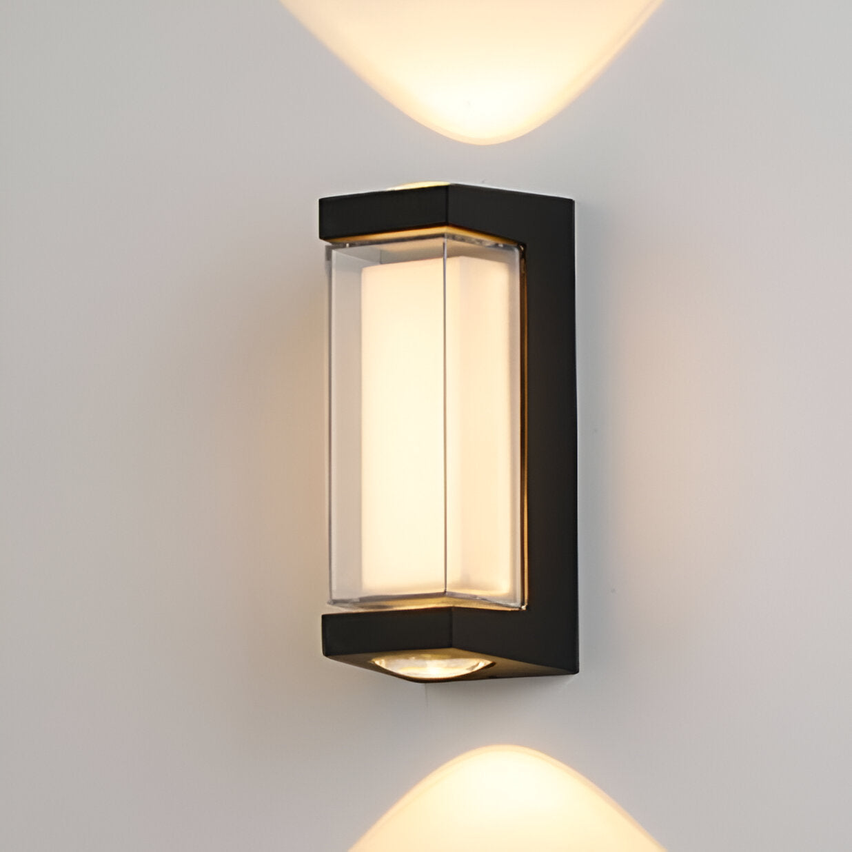 Wall Light Metal 27.0 cm Up Down Black Outdoor Facade Garden Entrance Waterproof LED Architectural Lighting IP65 | Thomler