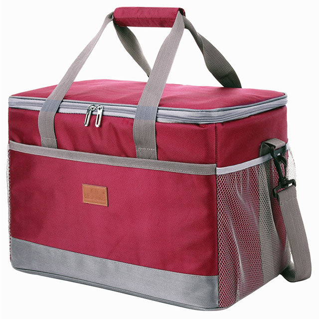 Large 33-Liter Insulated Cooler Tote with Leak-Proof Lining for Camping, Tailgating, Road Trips & Family Outings | Thomler