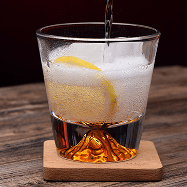 Whiskey Glass Crystal Cut Pattern Japanese Style Whisky Tumbler Gift Box Barware Set | Thomler