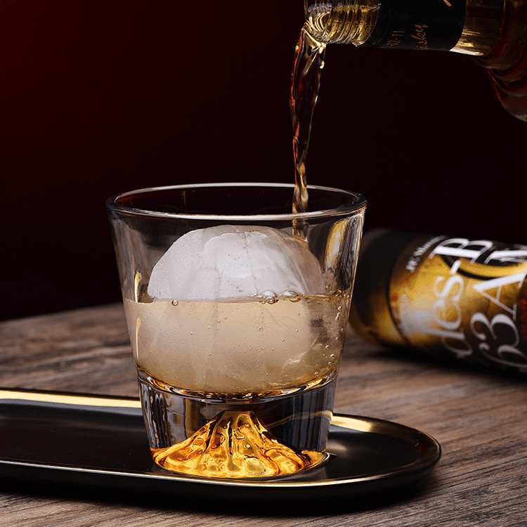 Whiskey Glass Crystal Cut Pattern Japanese Style Whisky Tumbler Gift Box Barware Set | Thomler