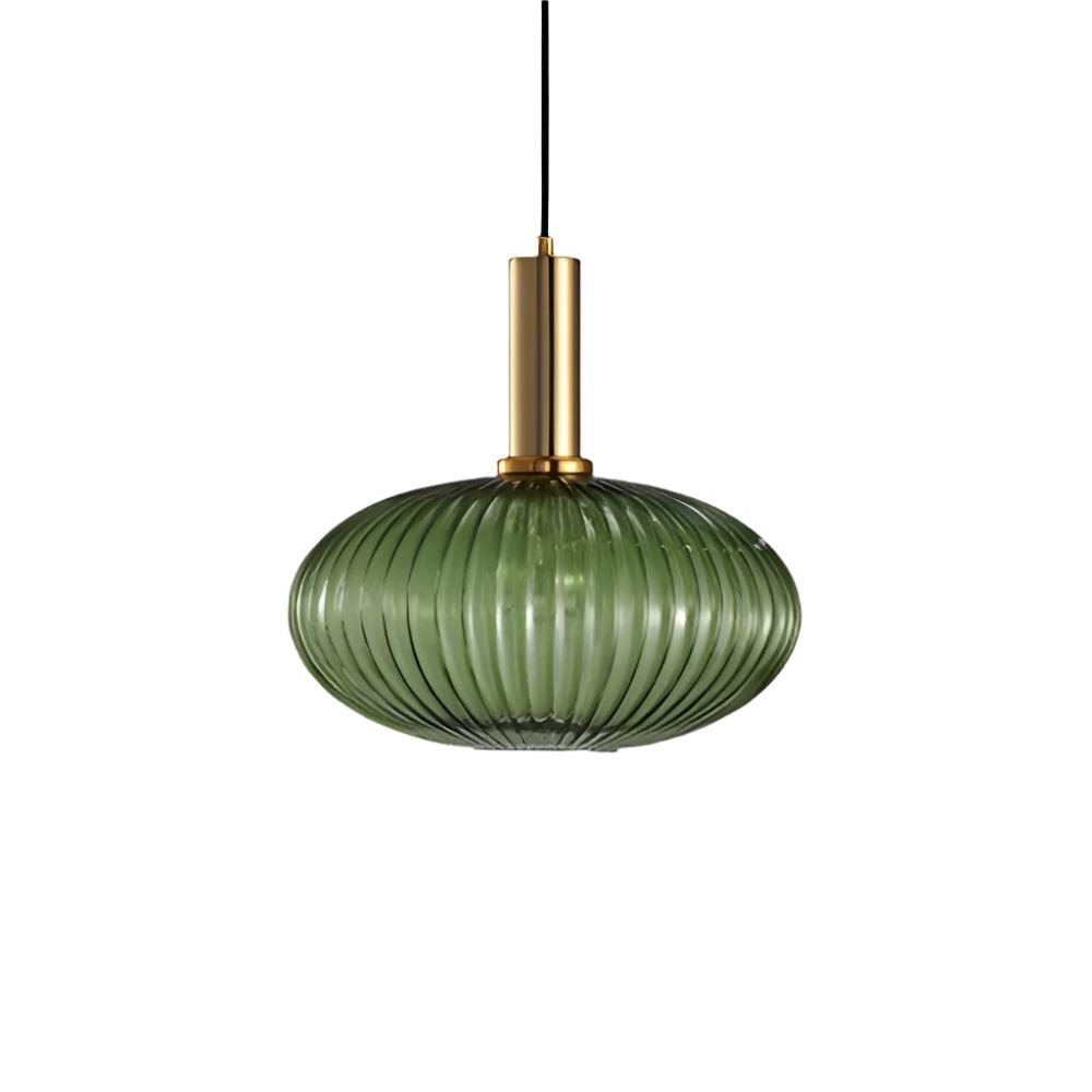 Pendant Light Glass 11.8 in E27 Colored Dining Room Kitchen Island Hanging Ceiling Fixture Vintage Retro | Thomler