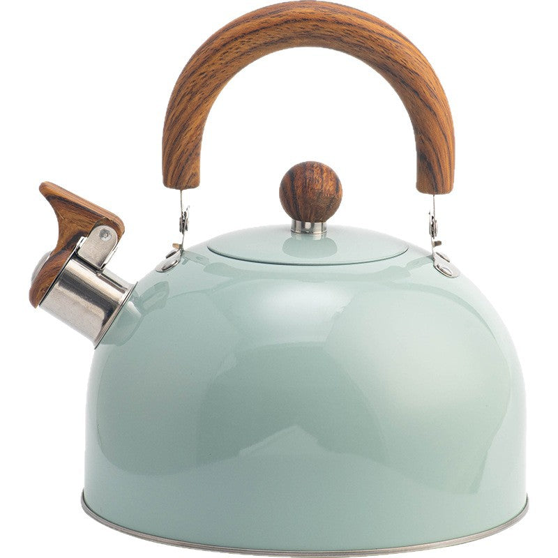 Stainless Steel Whistling Tea Kettle for Gas & Electric Stove 2.5-3 Quart Capacity Large Stovetop Water Boiler with Auto Shutoff | Thomler