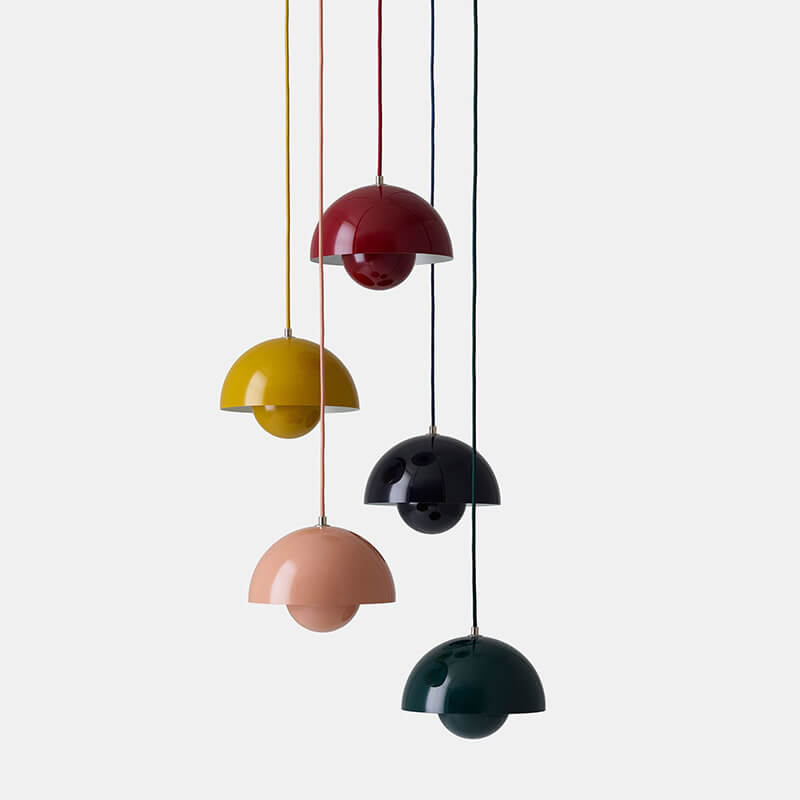 Dome Pendant Light Fixture Single Head Nordic Style Hanging Lamp Adjustable Cable Modern Ceiling Light for Kitchen Island Dining Room | Thomler