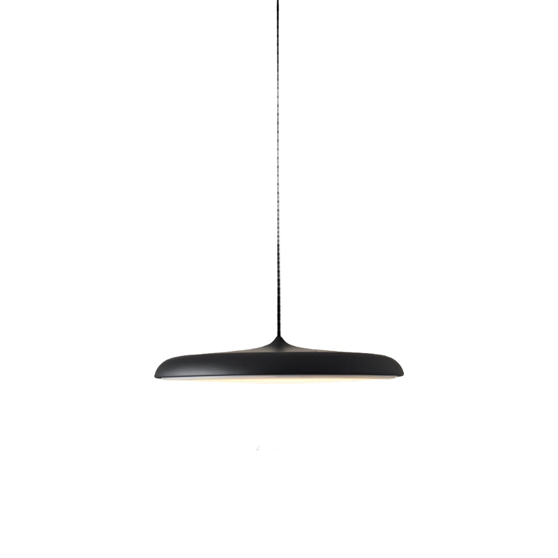 Pendant Light Zinc Alloy 25.0 cm (9.8") LED 4000K Rose Gold Living Room Bedroom Saucer Ceiling Hanging Lamp Adjustable | Thomler
