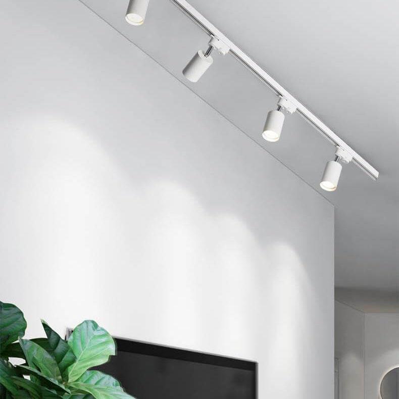 Track Light Iron 39.4 in 3 Head LED Adjustable Ceiling Lighting Modern Indoor Spotlight Fixture | Thomler