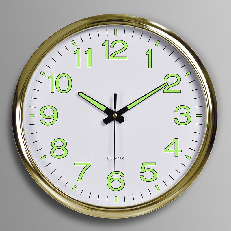Illuminated LED Wall Clock – 12" Round Digital Display Clock with Backlight for Living Room, Bedroom & Office | Thomler