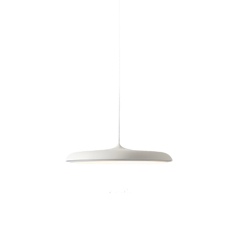 Pendant Light Zinc Alloy 25.0 cm (9.8") LED 4000K Rose Gold Living Room Bedroom Saucer Ceiling Hanging Lamp Adjustable | Thomler