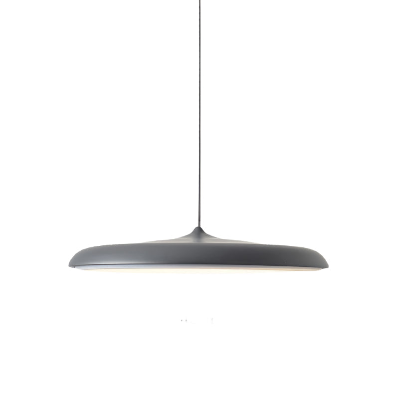 Pendant Light Zinc Alloy 25.0 cm (9.8") LED 4000K Rose Gold Living Room Bedroom Saucer Ceiling Hanging Lamp Adjustable | Thomler