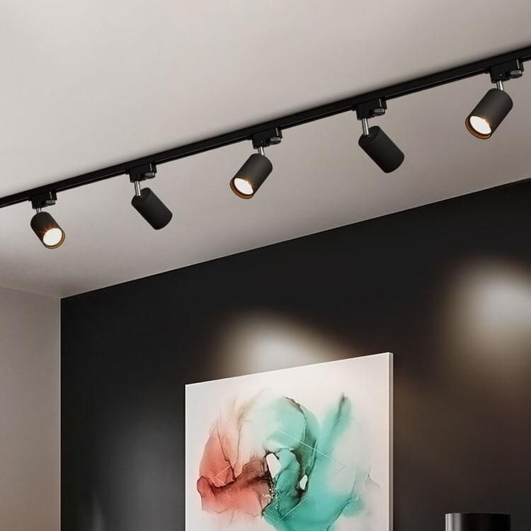 Track Light Iron 39.4 in 3 Head LED Adjustable Ceiling Lighting Modern Indoor Spotlight Fixture | Thomler