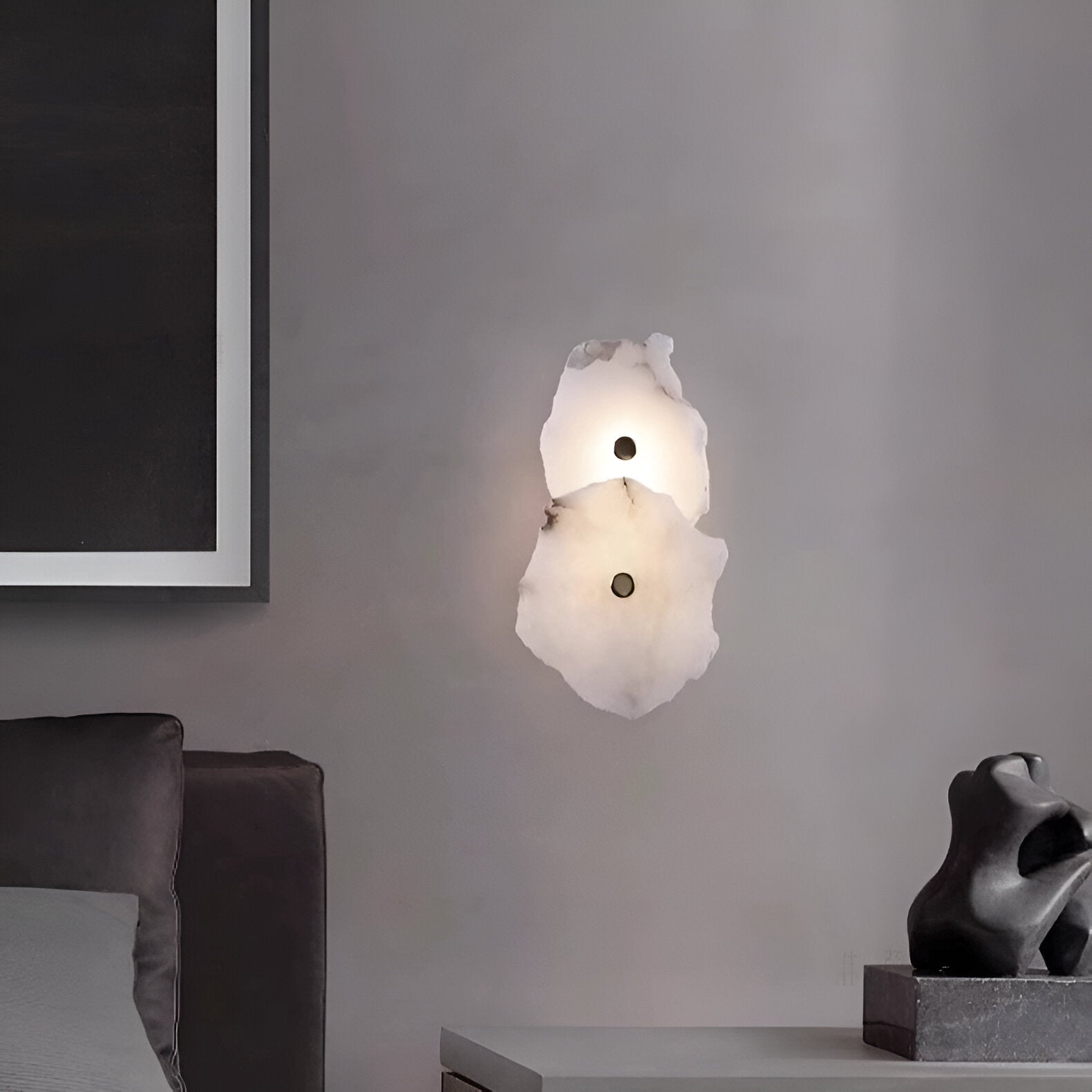 Wall Lamp Marble 5.1 in LED Warm White Hallway Staircase Corridor Modern Decorative Lighting Fixture | Thomler