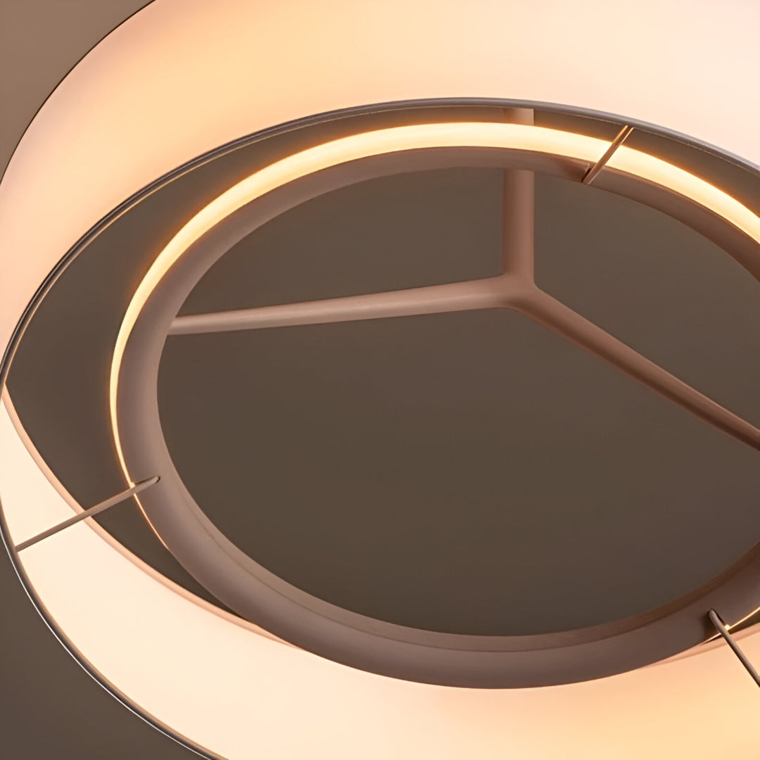 Pendant Light Metal 17.7 in Minimalist LED Adjustable Dining Room Kitchen Island Hanging Ceiling Lamp | Thomler