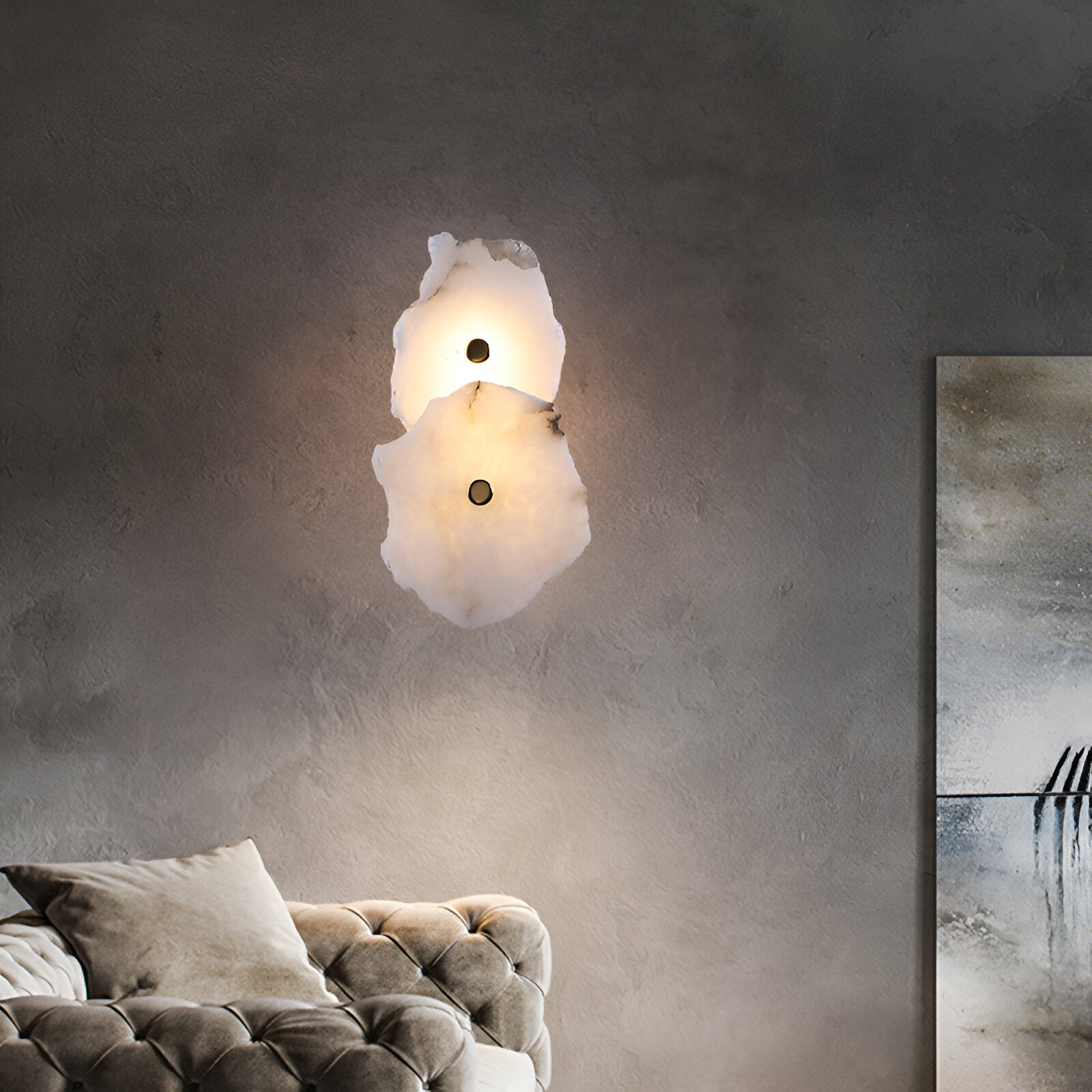 Wall Lamp Marble 5.1 in LED Warm White Hallway Staircase Corridor Modern Decorative Lighting Fixture | Thomler
