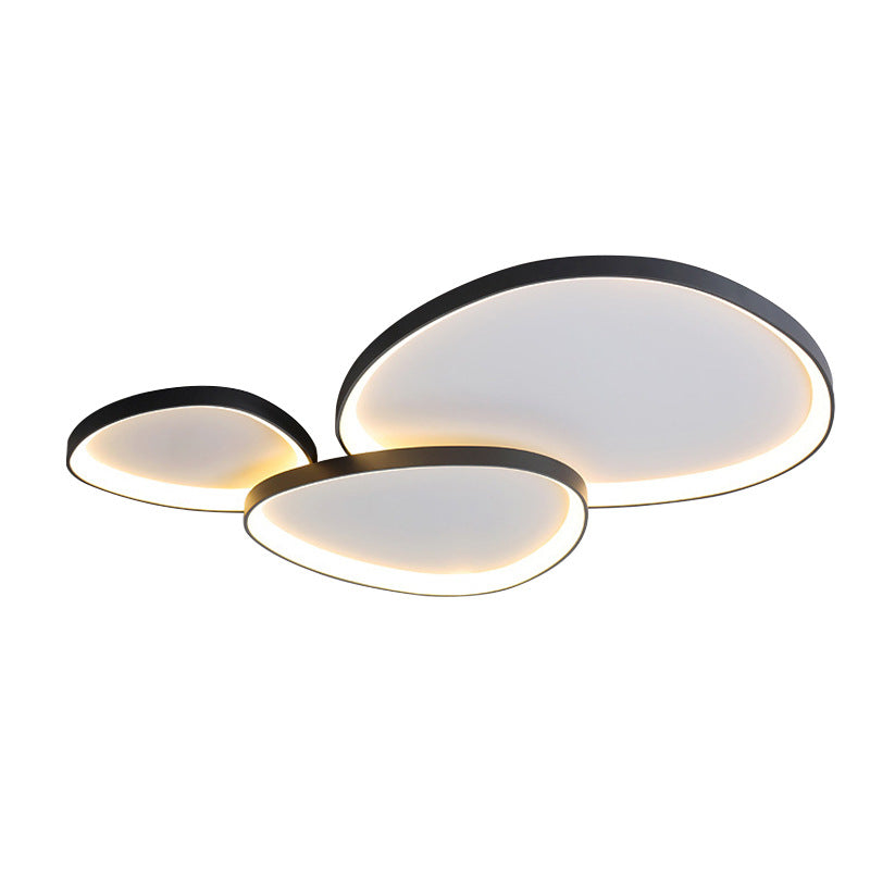 Ceiling Light Aluminum Acrylic 90.0 x 60.0 cm LED White Living Room Bedroom Dining Area Ambient Lighting | Thomler