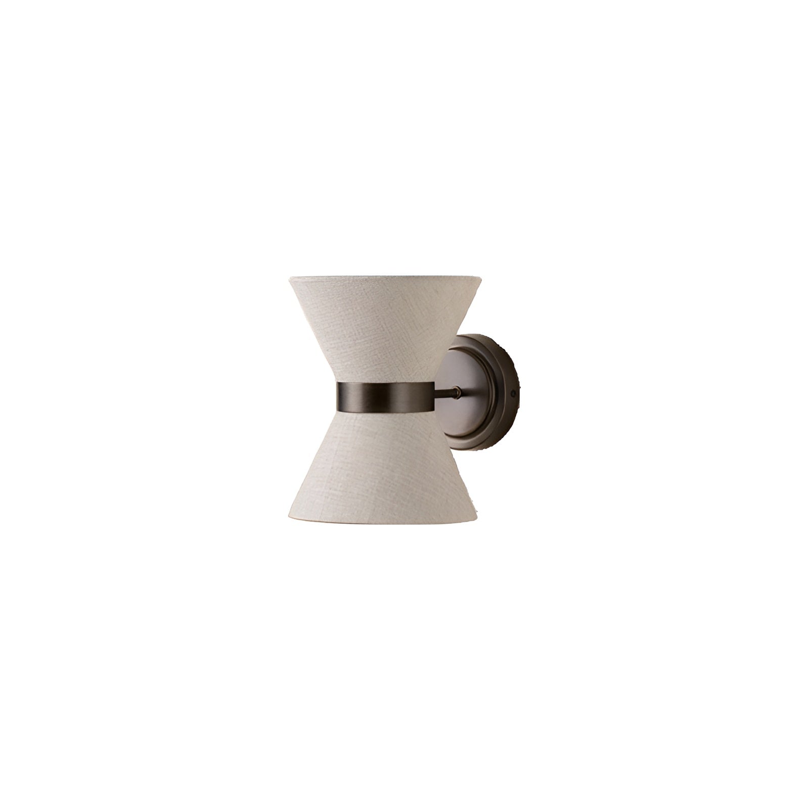 Wall Lamp Silk Fabric Shade Ø24.0 cm 9.4" Bedroom Hallway Japandi Wall Lighting G9 Ambient Light | Thomler