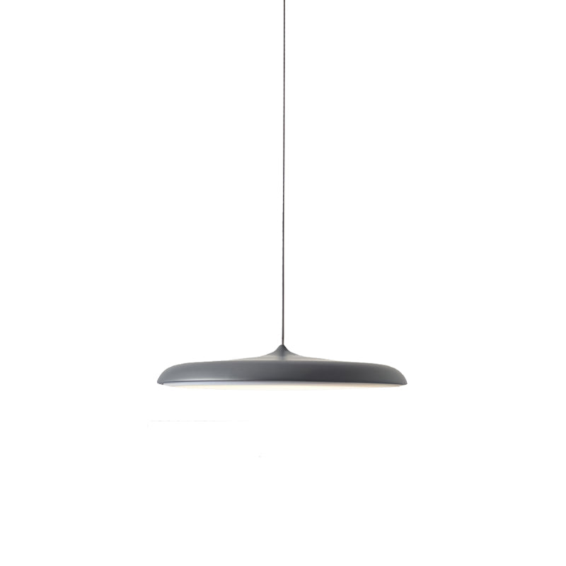 Pendant Light Zinc Alloy 25.0 cm (9.8") LED 4000K Rose Gold Living Room Bedroom Saucer Ceiling Hanging Lamp Adjustable | Thomler