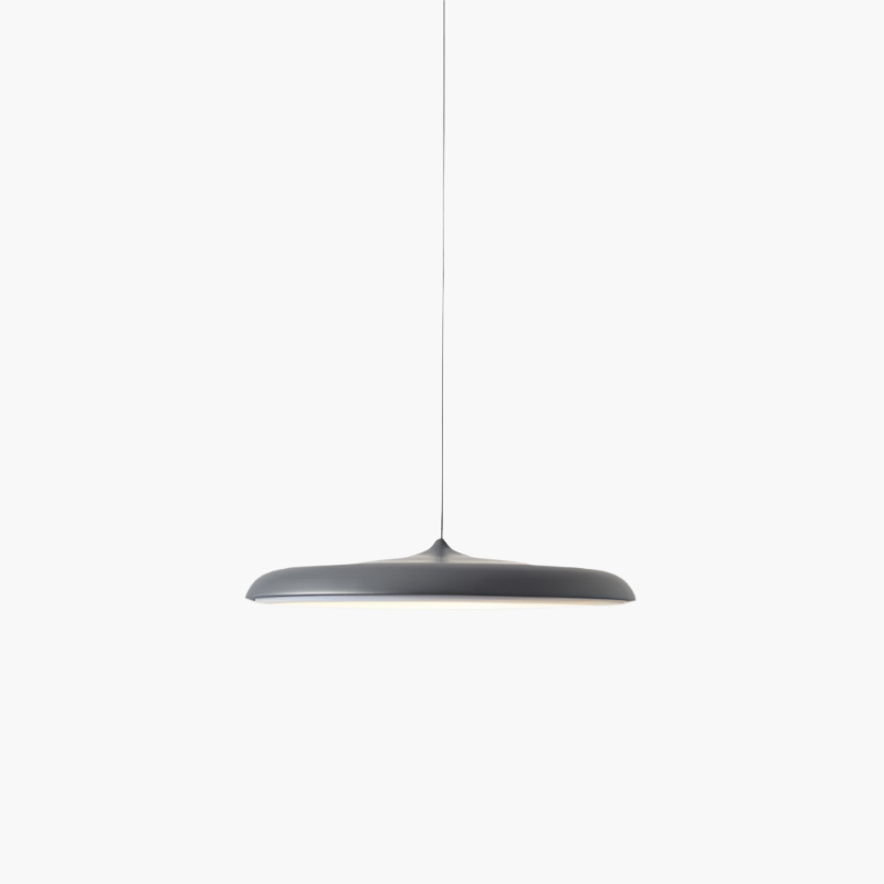 Pendant Light Metal Acrylic LED 25.0 cm Black Dining Room Kitchen Island Hanging Ceiling Lamp Scandinavian Minimalist | Thomler