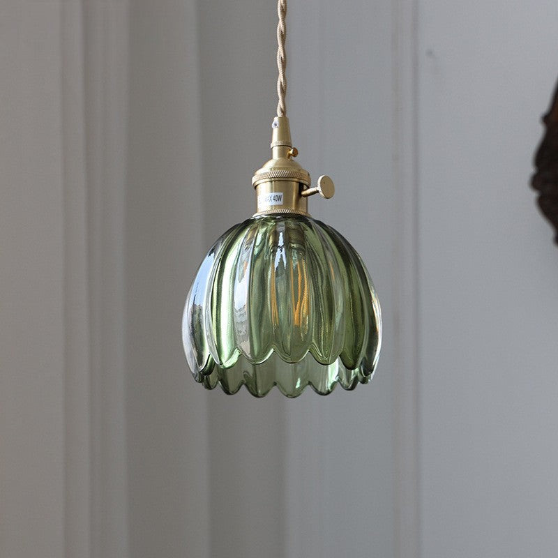Pendant Light Glass 12.0 cm Transparent Dining Room Kitchen Bar Hanging Ceiling Lamp Soft Warm Light | Thomler